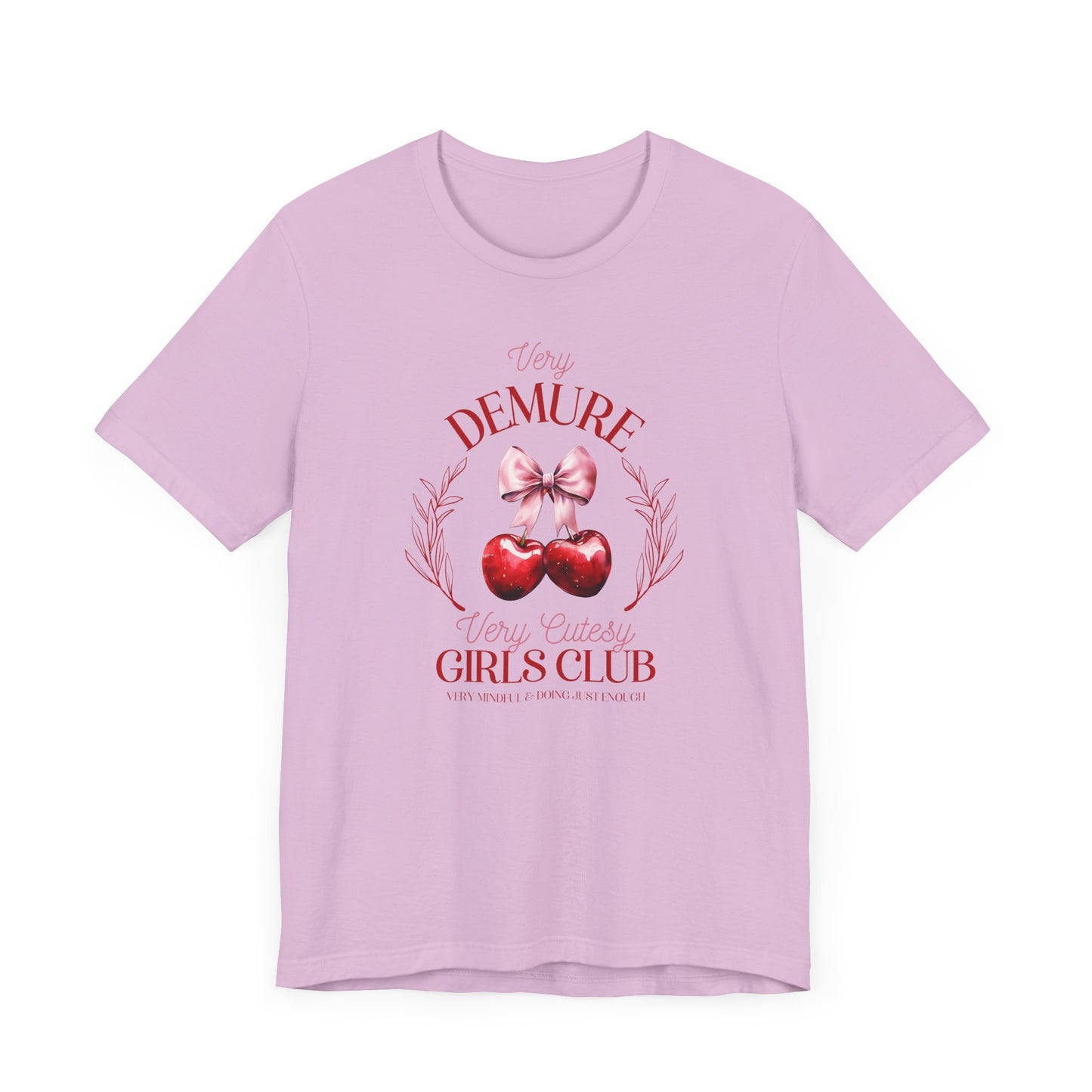 Demure Girls Club Coquette Cherry T-shirt (WBC005)