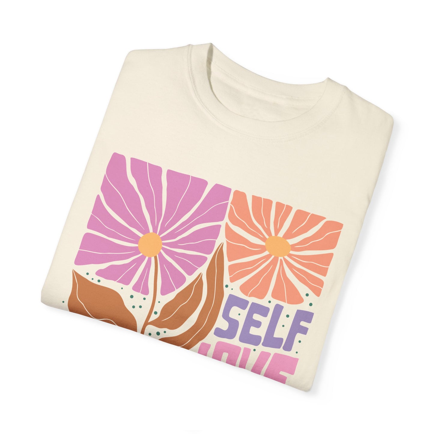 Self Love Flowers Oversized Sleep T-shirt (WCC004)