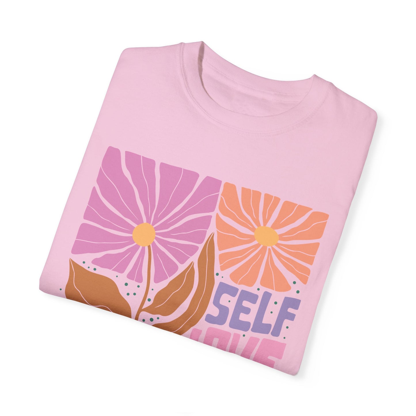 Self Love Flowers Oversized Sleep T-shirt (WCC004)