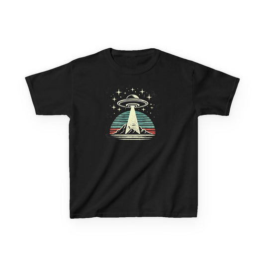 Mountains Alien Abduction Youth T-shirt (YG011)