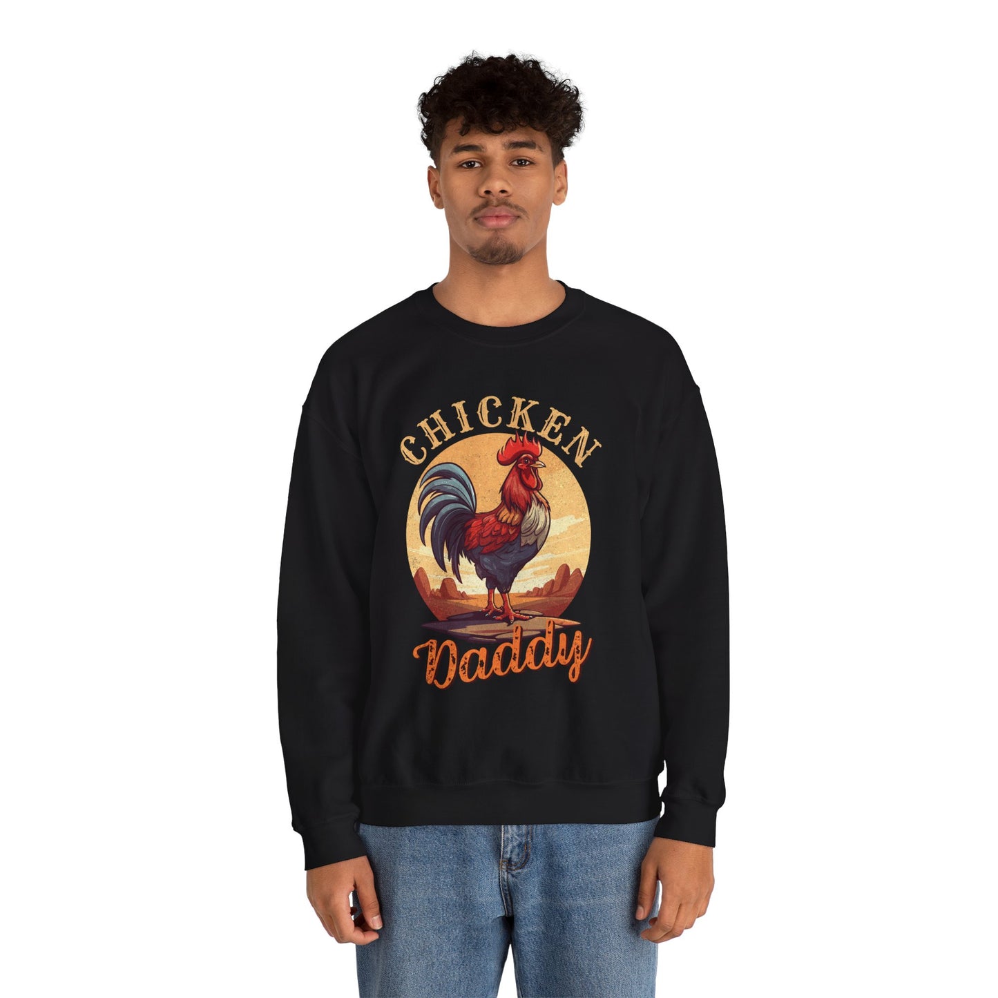 Men Sweatshirt - Chicken Daddy