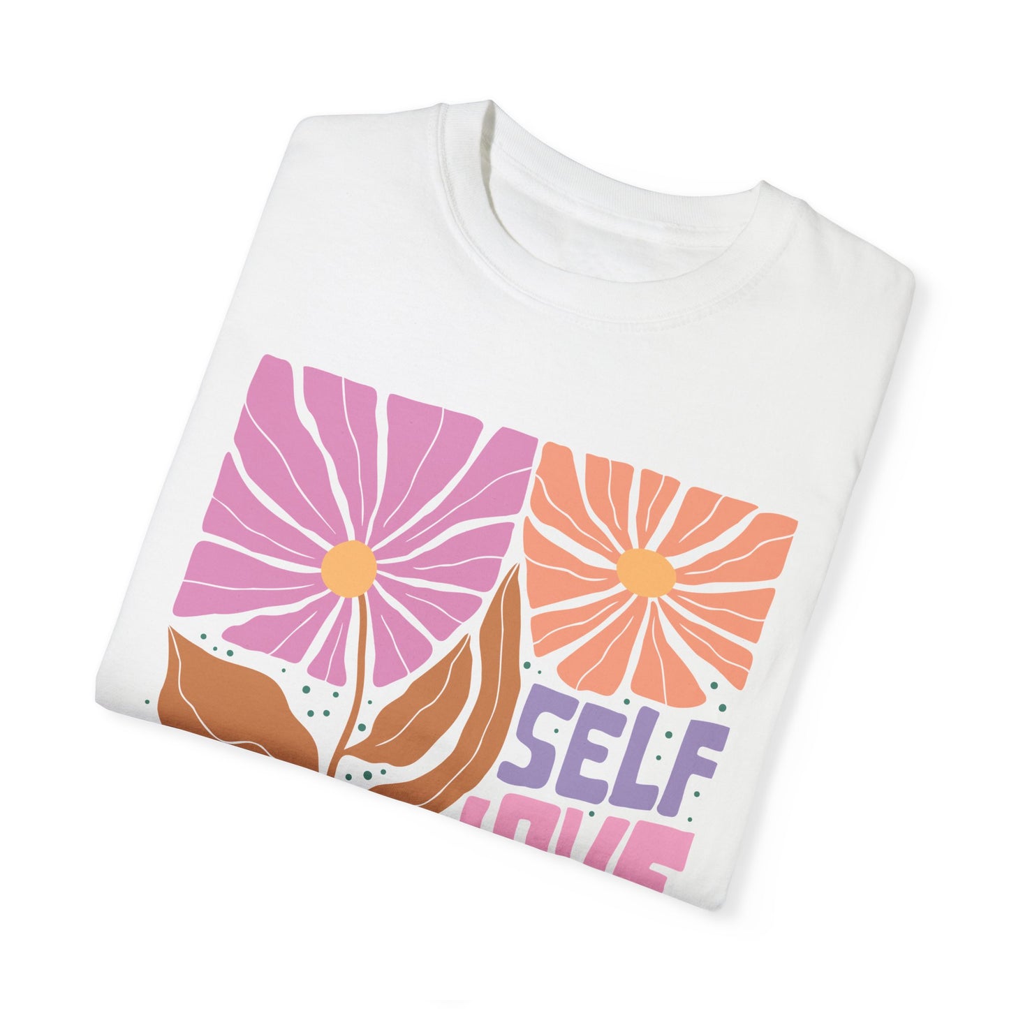 Self Love Flowers Oversized Sleep T-shirt (WCC004)