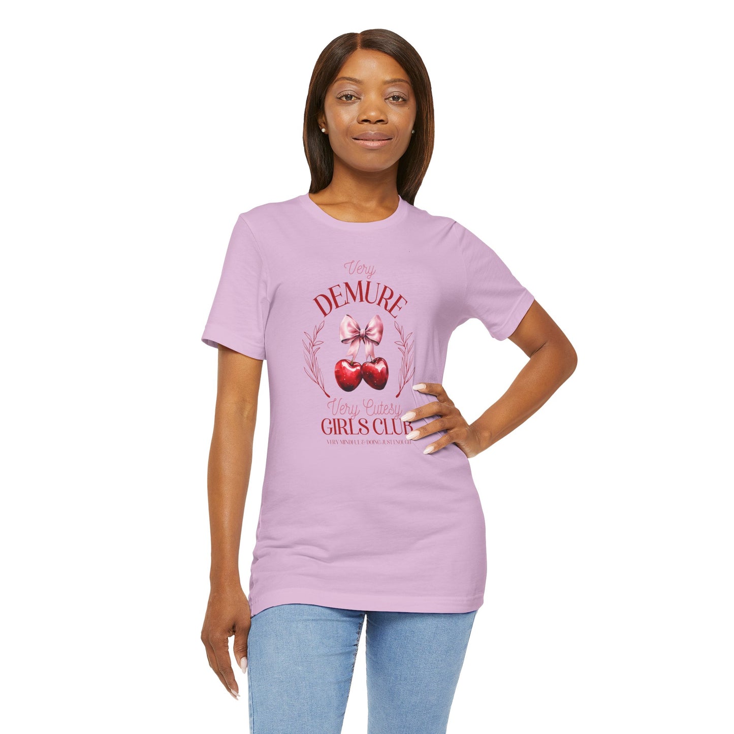 Demure Girls Club Coquette Cherry T-shirt (WBC005)