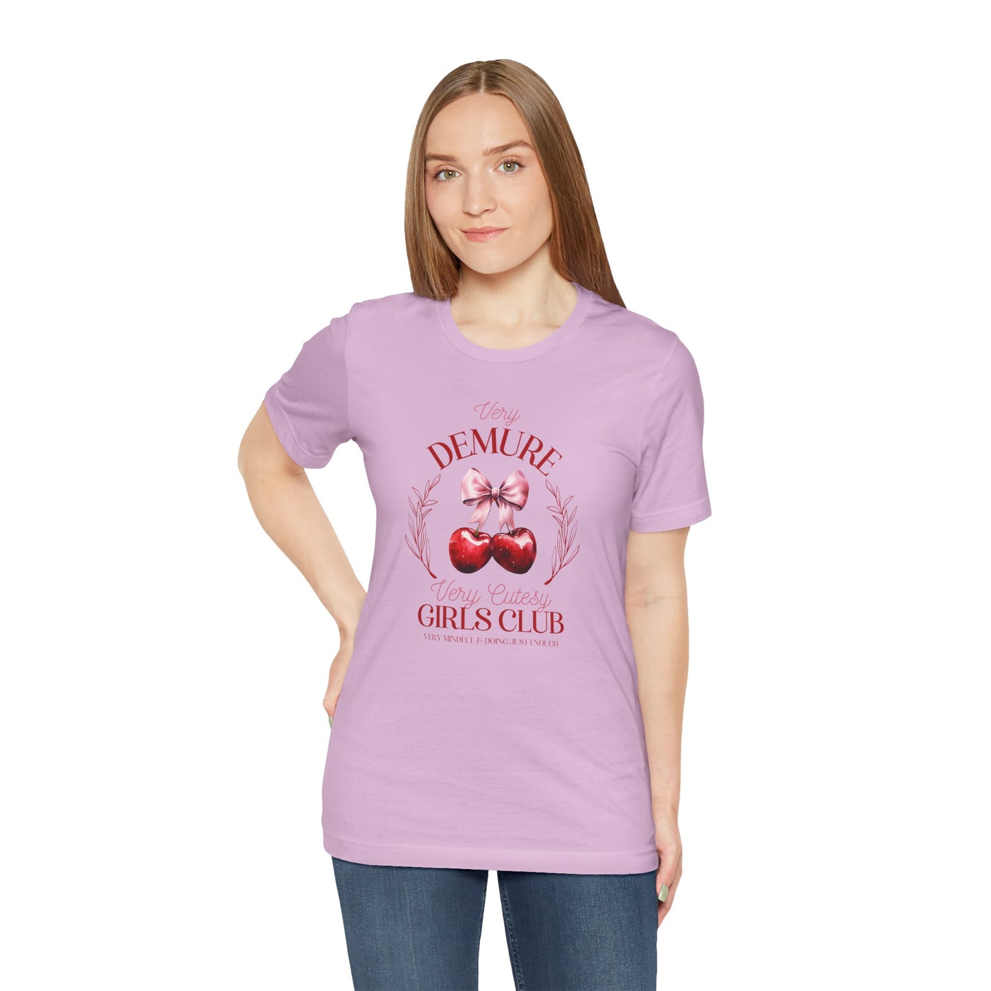 Demure Girls Club Coquette Cherry T-shirt (WBC005)