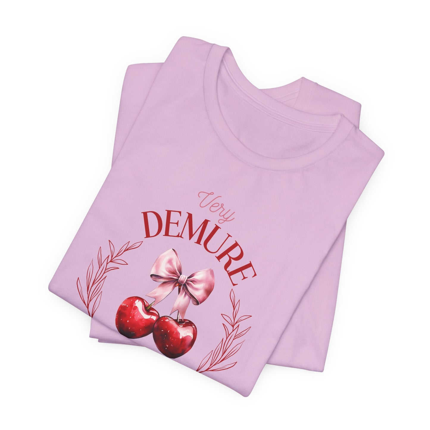 Demure Girls Club Coquette Cherry T-shirt (WBC005)