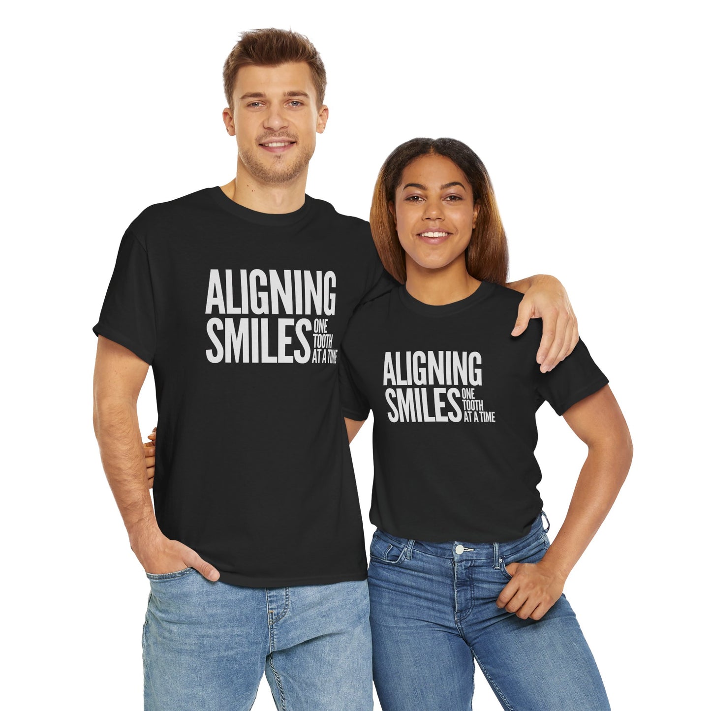 Aligning Smiles Orthodontist T-shirt (MW059)