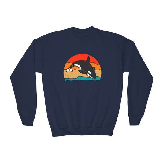 Youth/Kids Sweatshirt - Sunset Orca