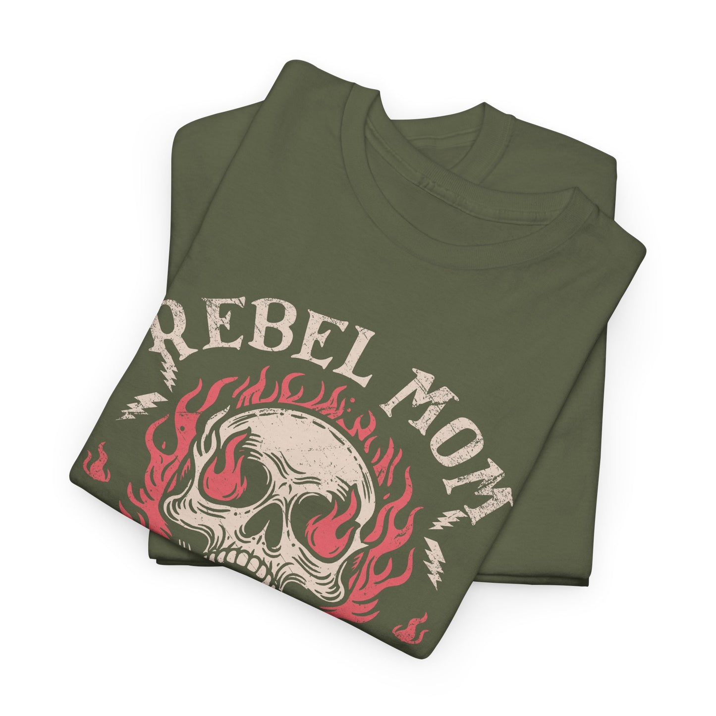 Rebel Mom Skull T-shirt (WG073)