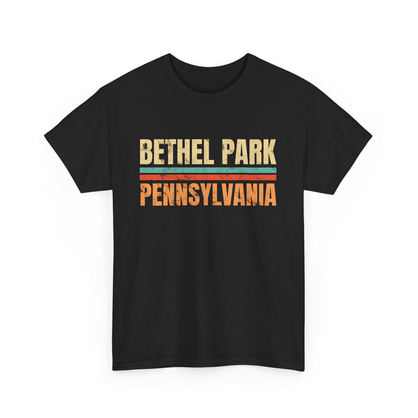 Bethel Park Pennsylvania T-shirt Myfiercespirit Front Black