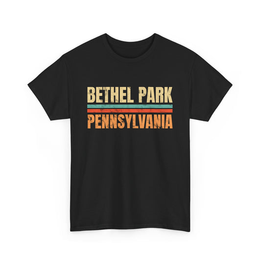 Bethel Park Pennsylvania T-shirt Myfiercespirit Front Black