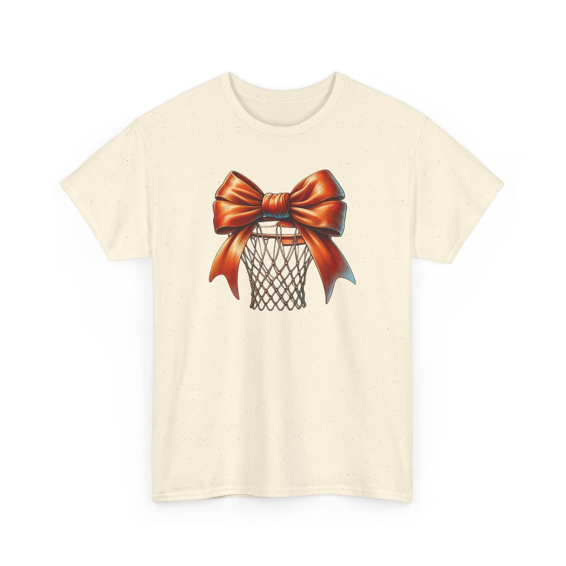 Coquette Bow Basketball T-shirt Myfiercespirit Front Naturel