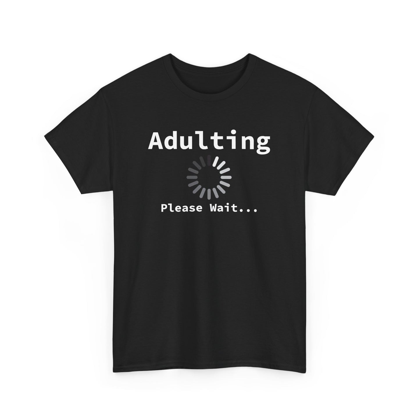 Funny Adulting T-shirt Myfiercespirit Front Black