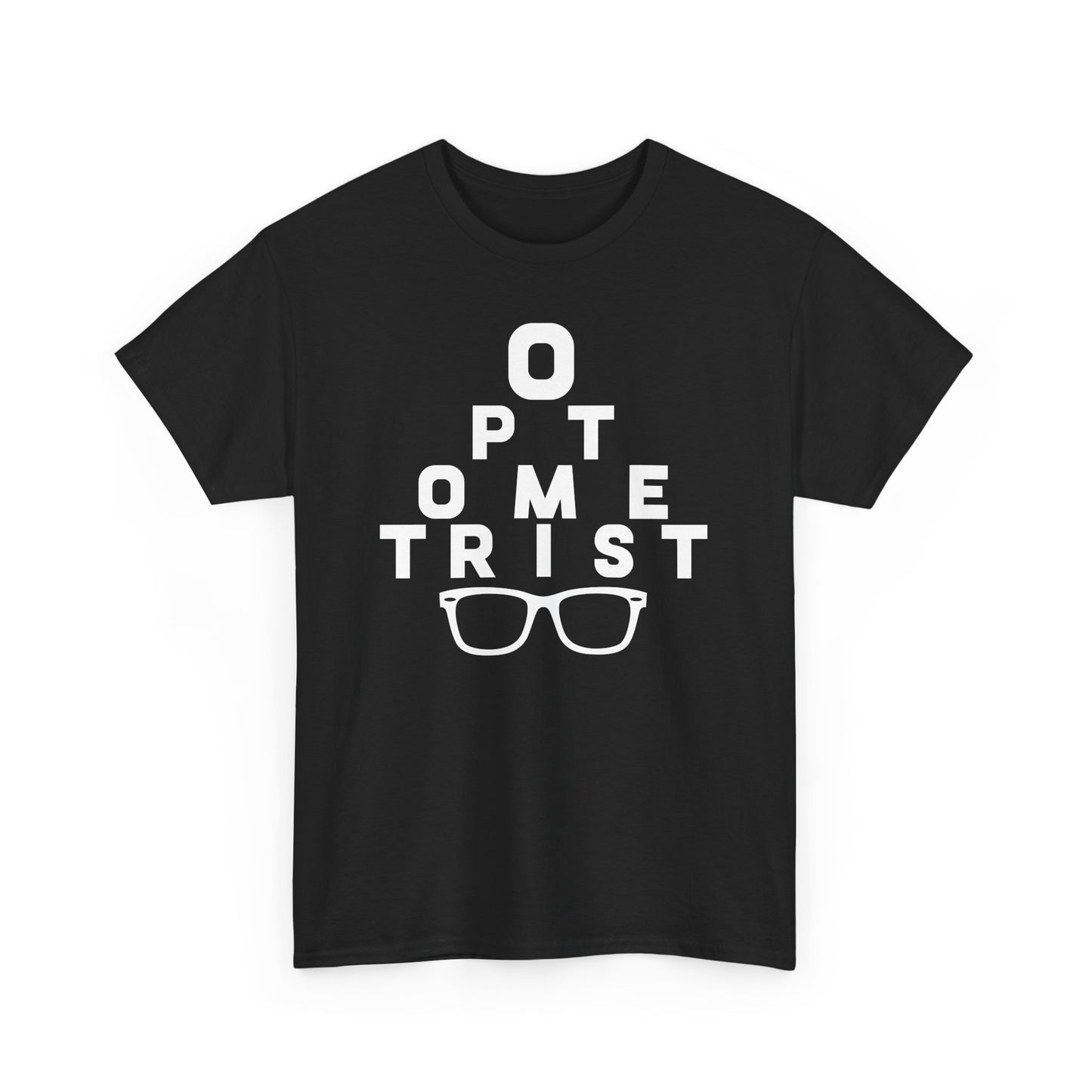 Funny Optometrist T-shirt Myfiercespirit Front Black