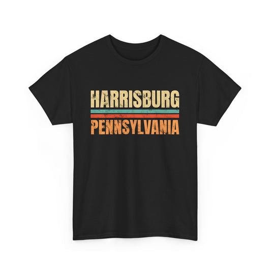 Harrisburg Pennsylvania T-shirt Myfiercespirit Front Black