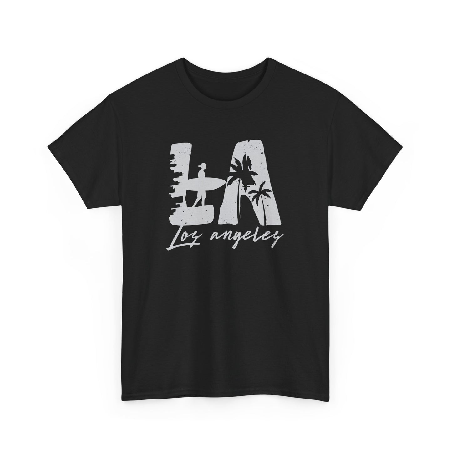 LA Los Angeles Shirt Myfiercespirit Front Black