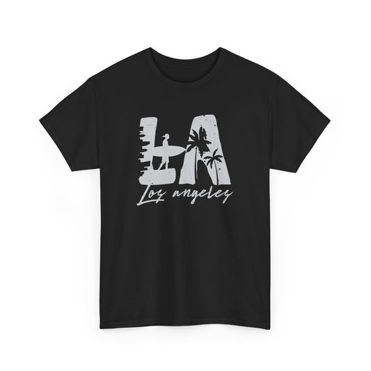 LA Los Angeles Shirt Myfiercespirit Front Black