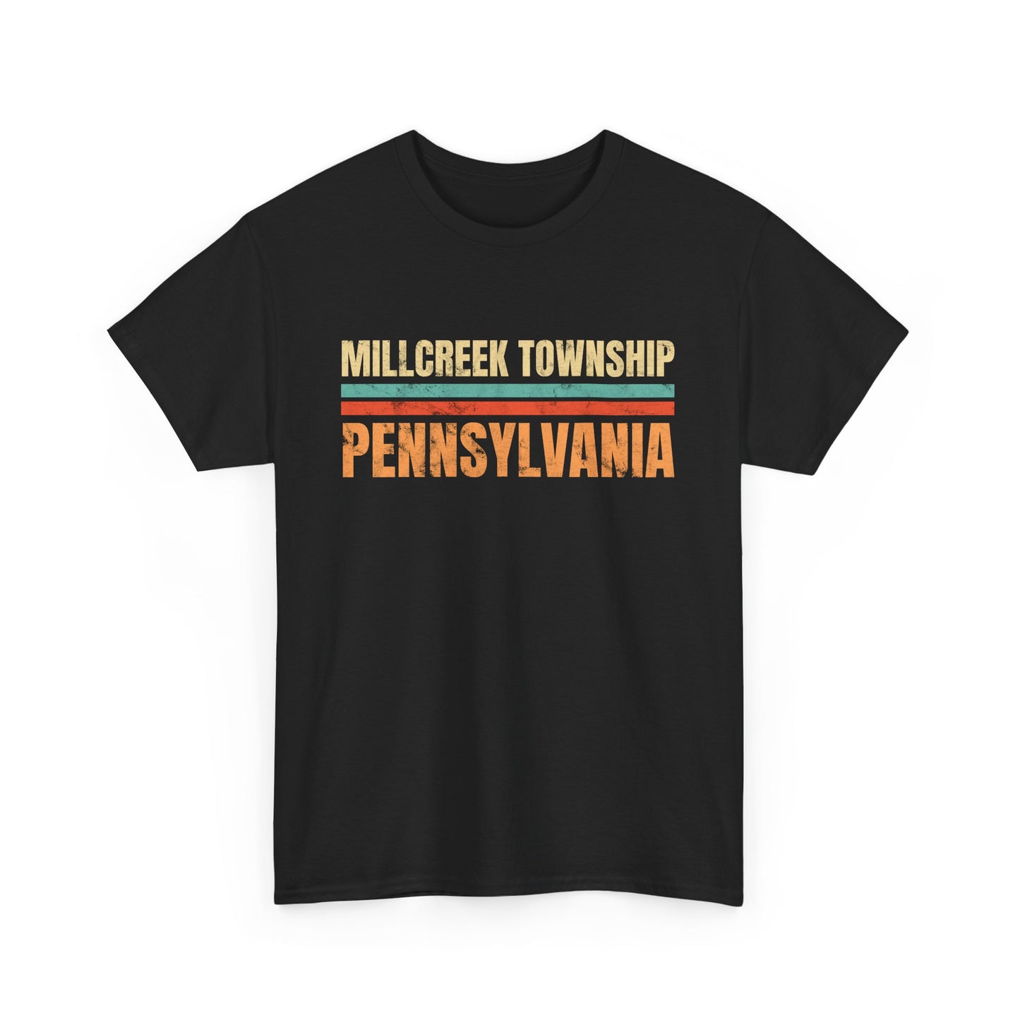 Millcreek Township Pennsylvania T-shirt Myfiercespirit Front Black