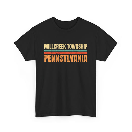 Millcreek Township Pennsylvania T-shirt Myfiercespirit Front Black