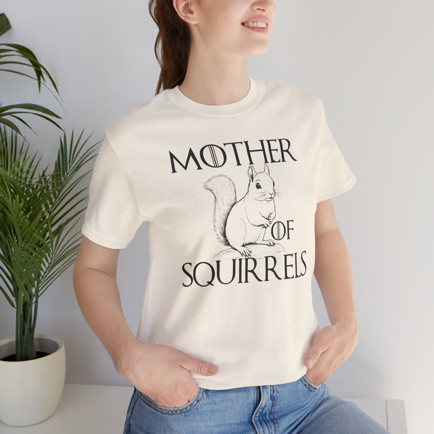 Mother of Squirrels T-shirt Myfiercespirit Woman Model 3 Natural