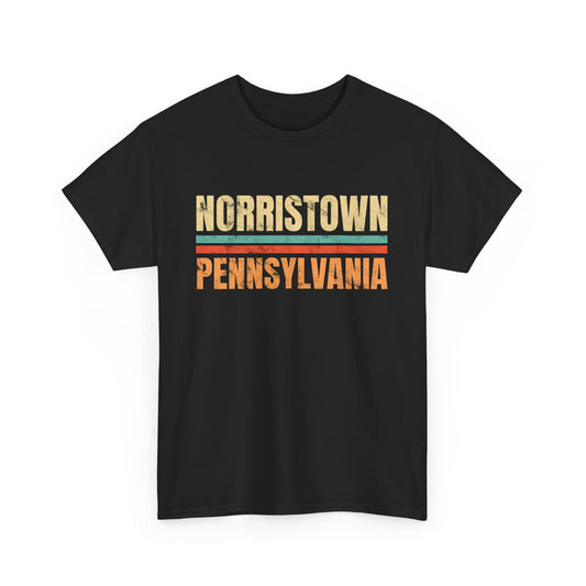 Norristown Pennsylvania T-shirt Myfiercespirit Front Black