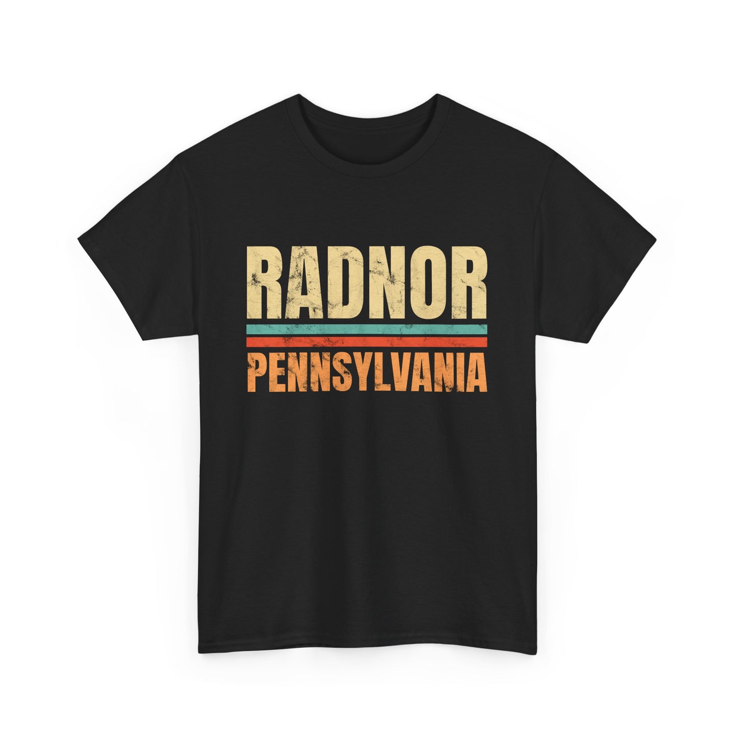 Radnor Pennsylvania T-shirt Myfiercespirit Front Black