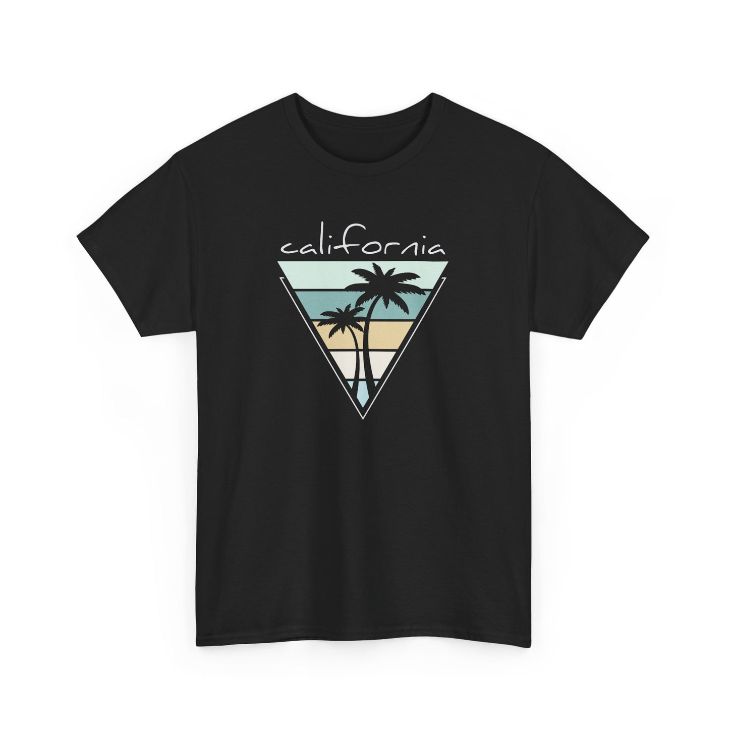 Stylish California T-shirt Myfiercespirit Front Black