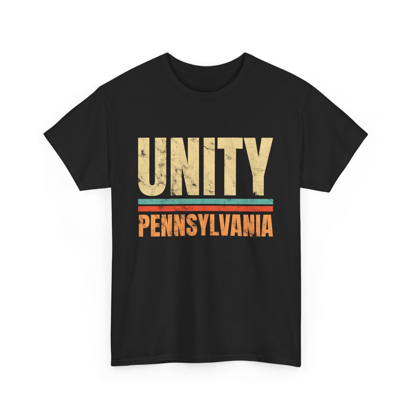 Unity Pennsylvania T-shirt Myfiercespirit Front Black