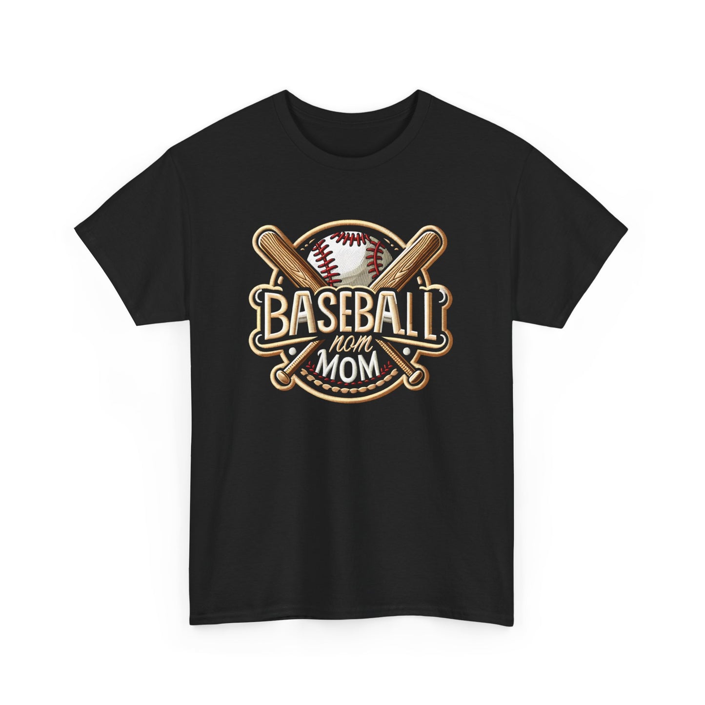 Vintage Baseball Mom Tee Myfiercespirit Front Black