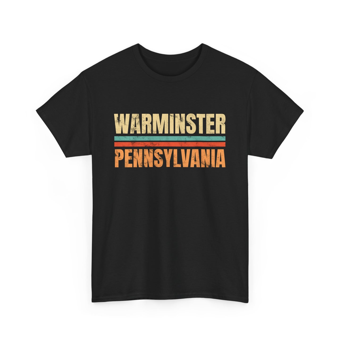 Warminster Pennsylvania T-shirt Myfiercespirit Front Black