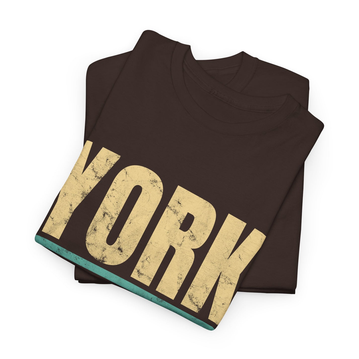 York Pennsylvania T-shirt Myfiercespirit Folded Front Dark Chocolate