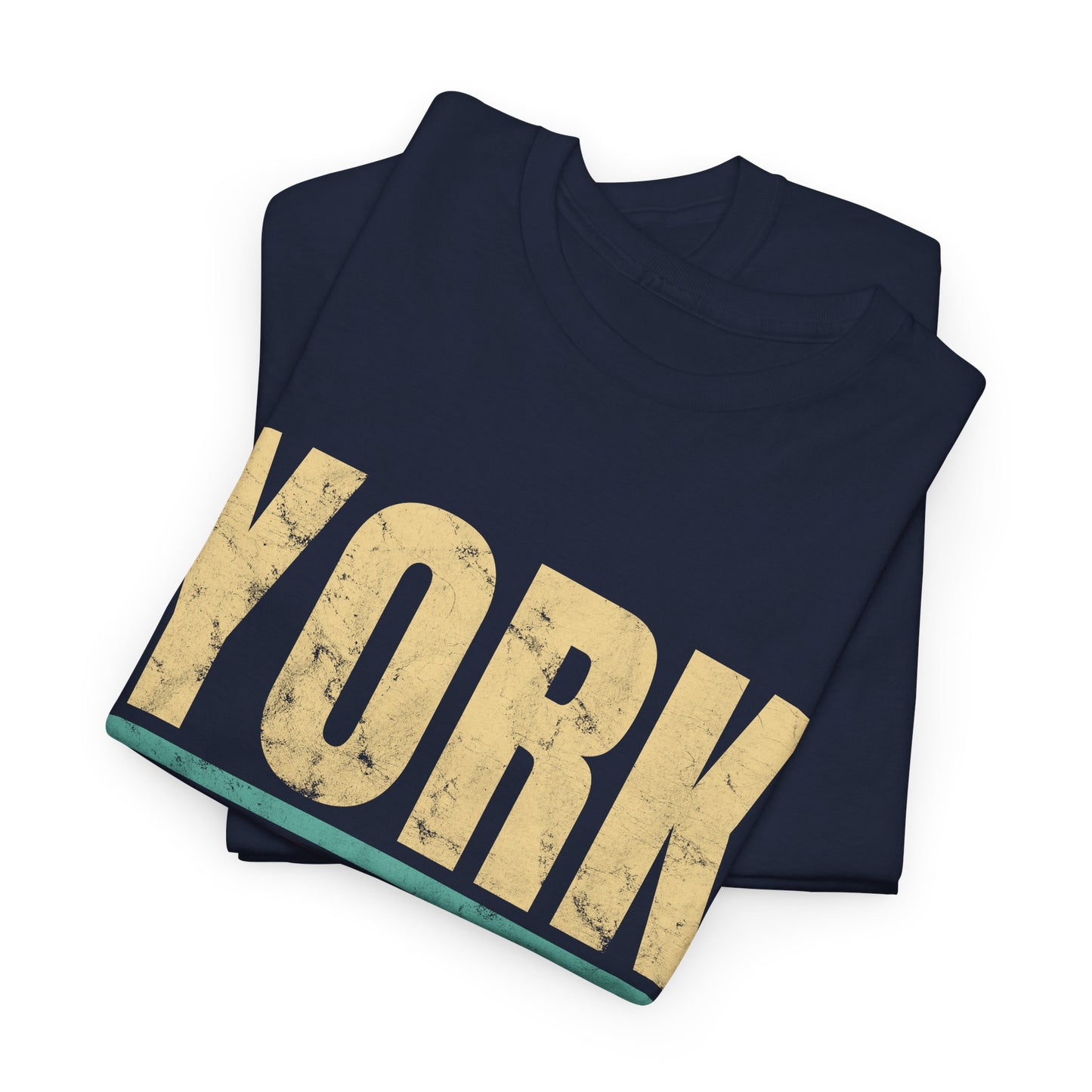 York Pennsylvania T-shirt Myfiercespirit Folded Front Navy